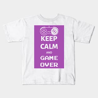 Keep calm and game over Kids T-Shirt